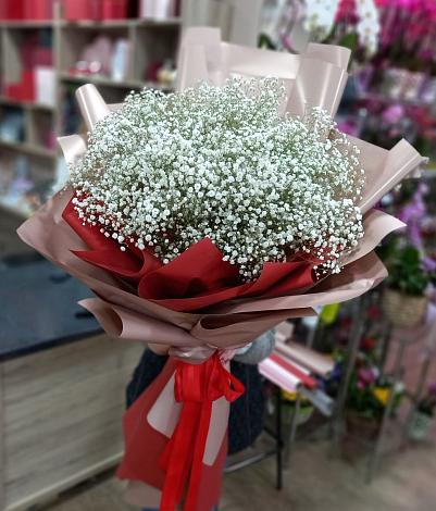 Букет цветов из: Гипсофила в Тукуе-Мектебе